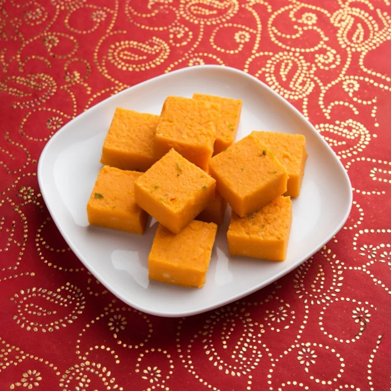 Barfi On Plate